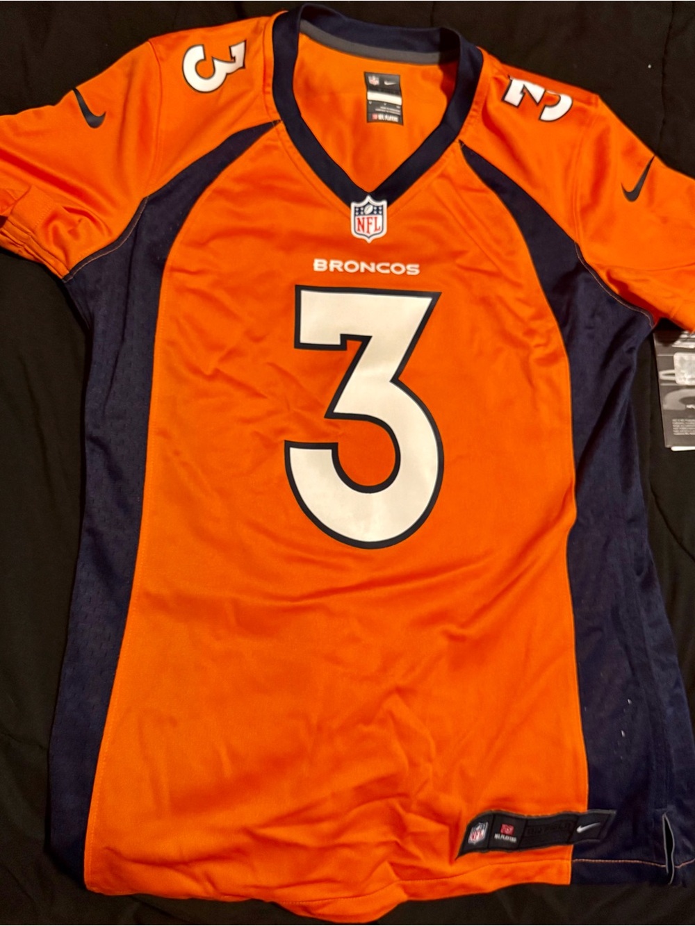 Nike Denver Broncos Orange & Navy #3 Women's Jersey
